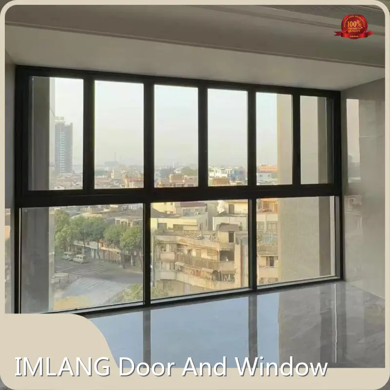 Aluminium Sliding Lipat Jendela Busa Jendela Lipat dan Bingkai Kayu/Casewholesaler Kayu Ramah Lingkungan 1