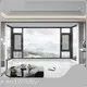Pålidelig aluminium Casement Windows Priser Prisliste 1