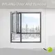 Ventana de elevación eléctrica de aluminio aleación de aluminio por imlang 1
