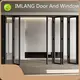 Puertas plegables de aluminio para la venta de espuma y marco de madera/estuche de madera - - Imlang 1