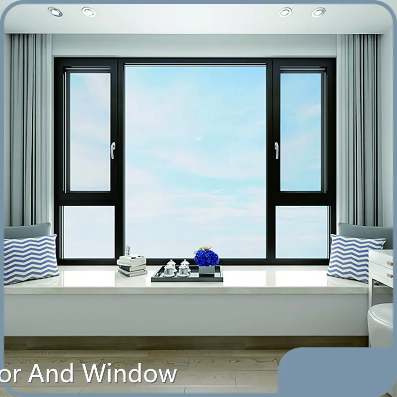 Ventanas de aluminio y puertas de espuma de fábrica y estuche de madera ecológica/estuche de madera 1