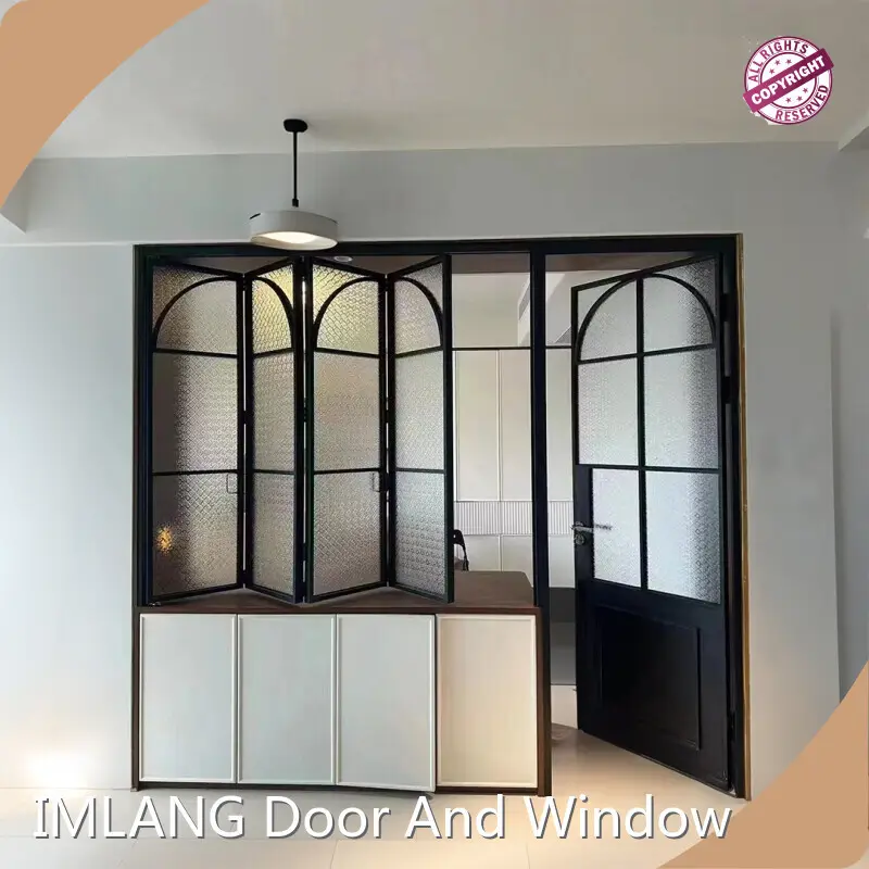 Ventana plegable de ventana de aluminio personalizada por Imlang 1