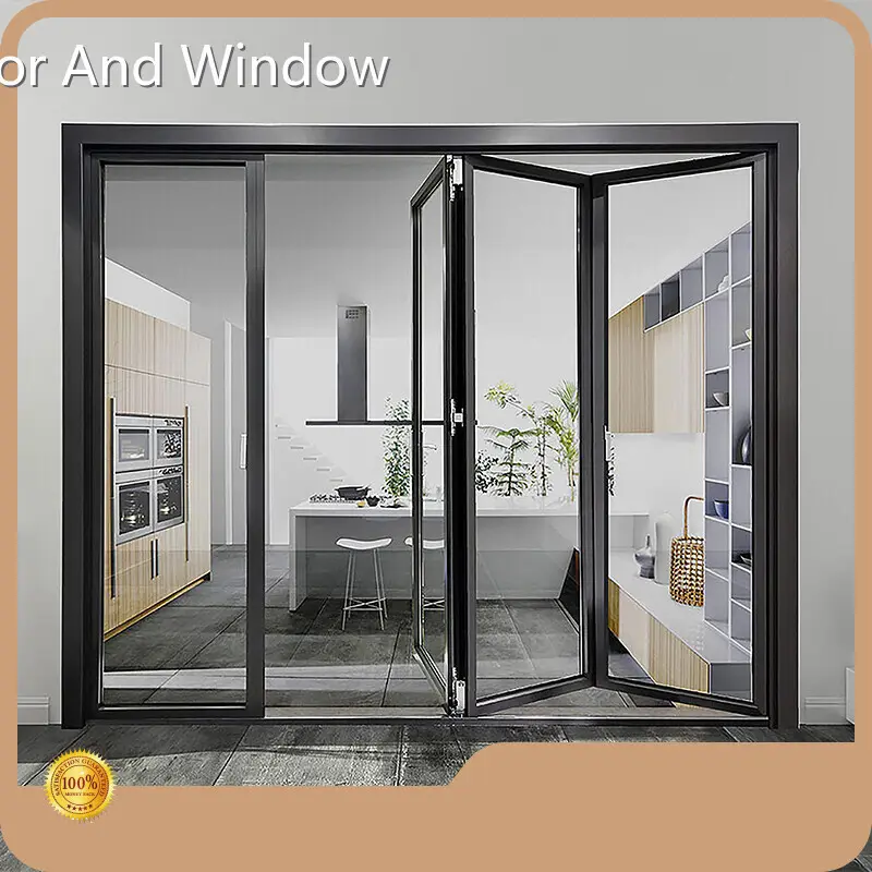 Puertas de aluminio negros OEM 1