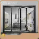 Puertas de aluminio negros OEM 1