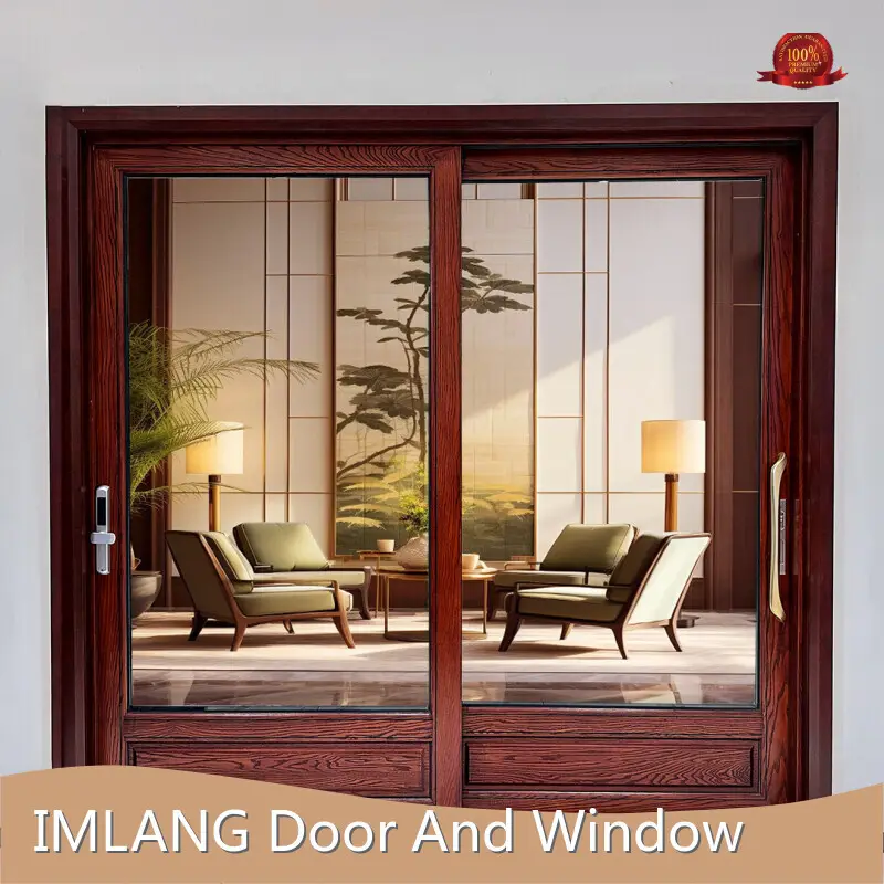 Proveedores de puertas corredizas de aluminio IMLANG Fabricantes de puertas corredizas 1