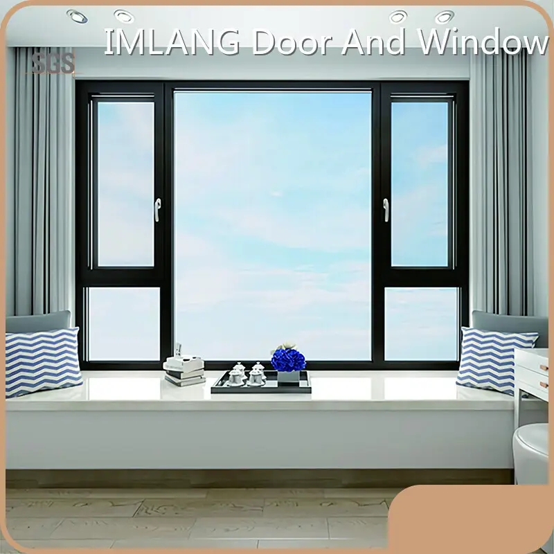 Ventana oscilobatiente de aluminio personalizada 1