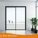 Puertas corredizas de aluminio personalizadas con marco de espuma y madera/caja de madera ecológica de IMLANG 1