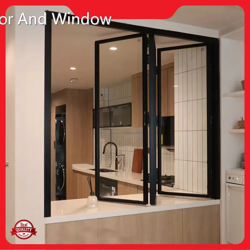 Ventana plegable de aluminio personalizada de IMLANG-1 1