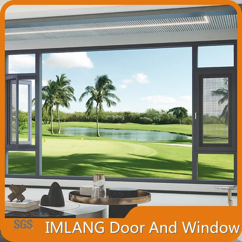 IMLANG Aluminium Casement Window Manufacturer Smooth Whitecompany 1