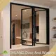 Ventanas plegables de aluminio Cerámica blanca al por mayor - Imlang 1