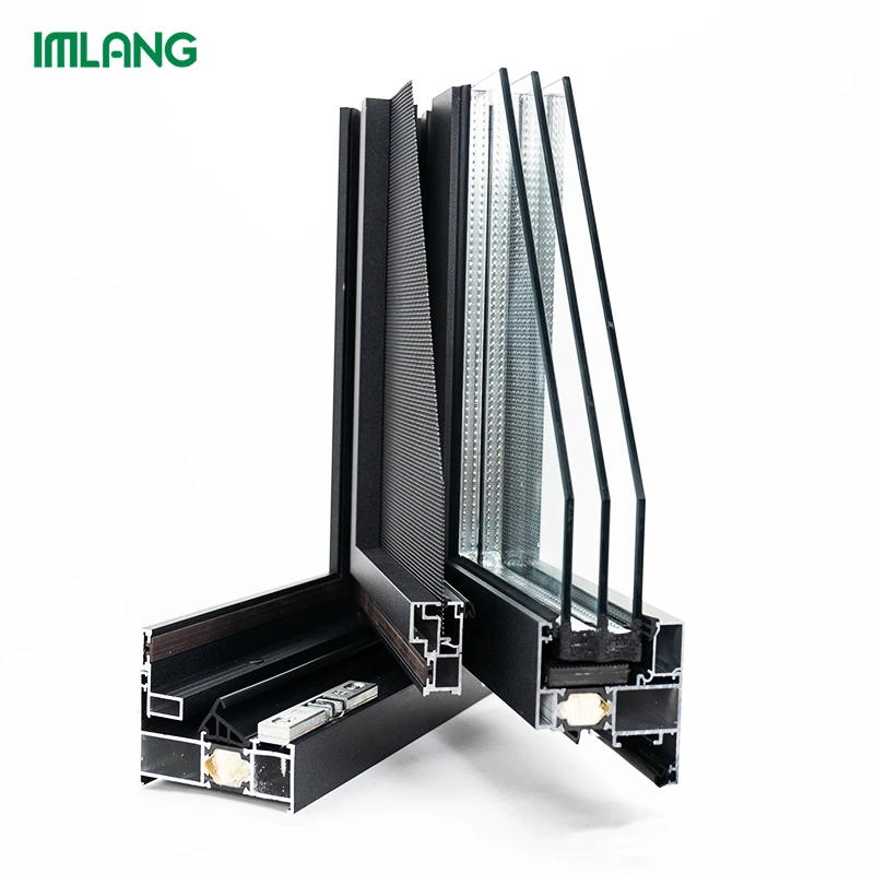Australian Standard Hot Sale Aluminum Casement Window energy-save Glass Soundproof Homes Window 1