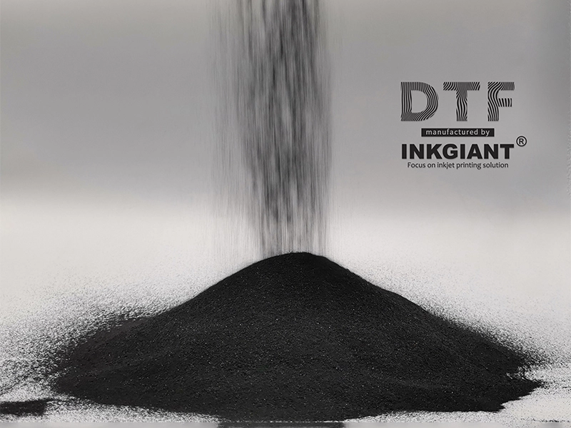 Encre en poudre noire DTF haut de gamme pour impression directe sur film, sortie de haute qualité 1