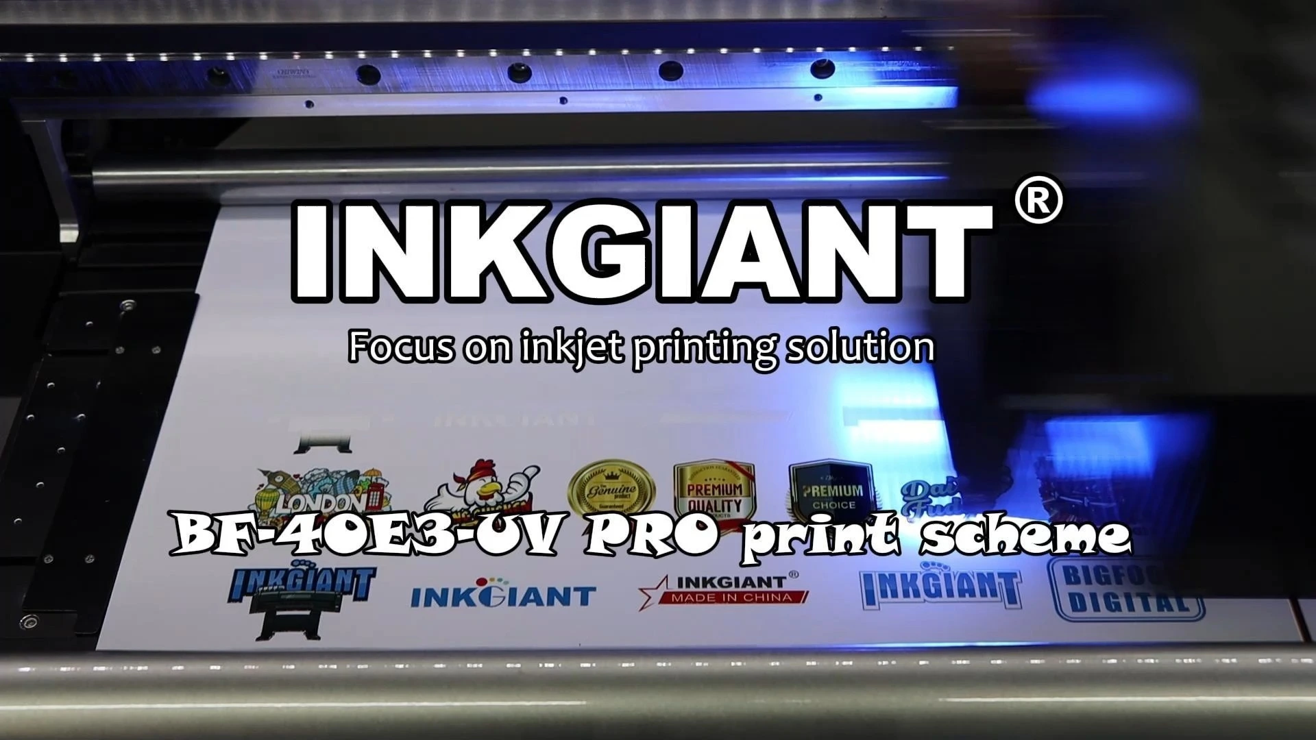 High Precision UV DTF Printer BF-40E3-UV PRO 1