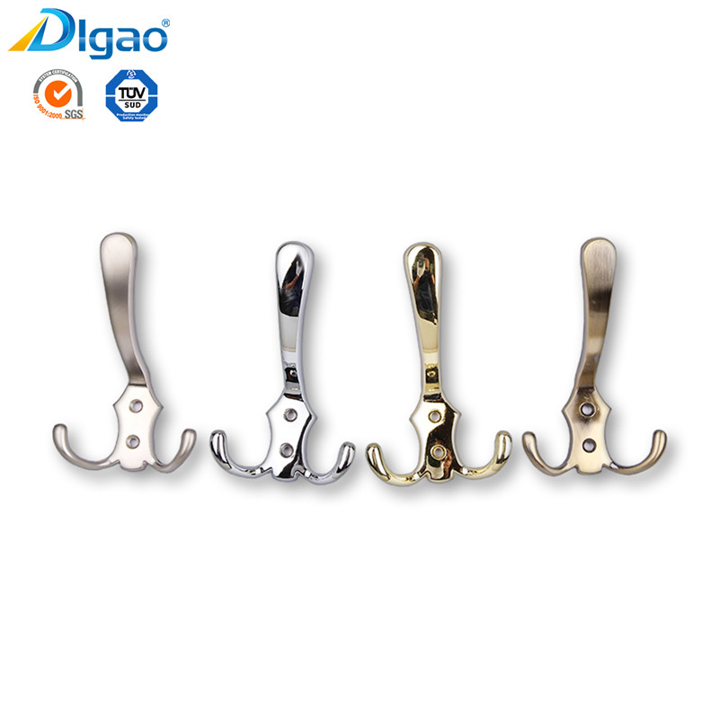 Fancy Zinc Alloy Metal Coat And Hat Wall Robe Clothes Hook 2