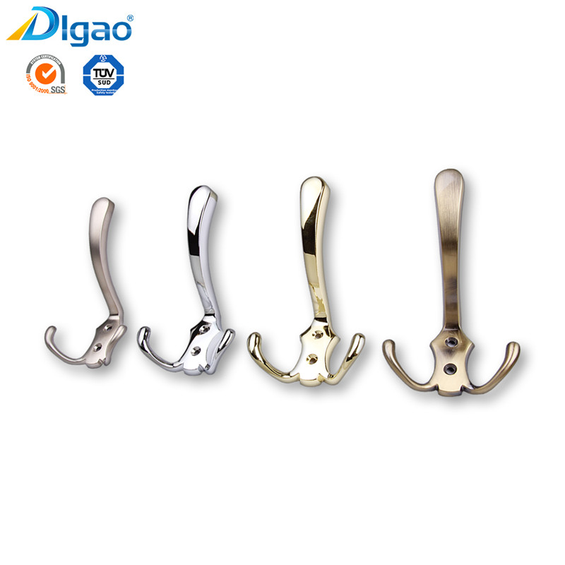Fancy Zinc Alloy Metal Coat And Hat Wall Robe Clothes Hook 4