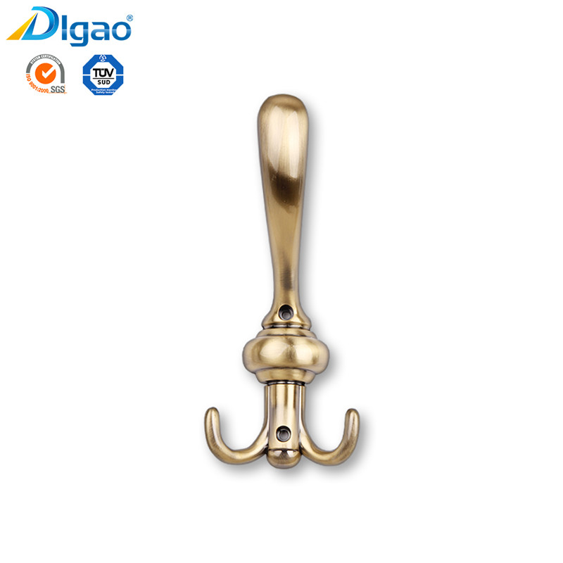Furniture Hardware Zinc Alloy Metal Coat Wall Robe Clothes Hook 1