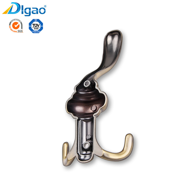 Furniture Hardware Zinc Alloy Metal Coat Wall Robe Clothes Hook 3