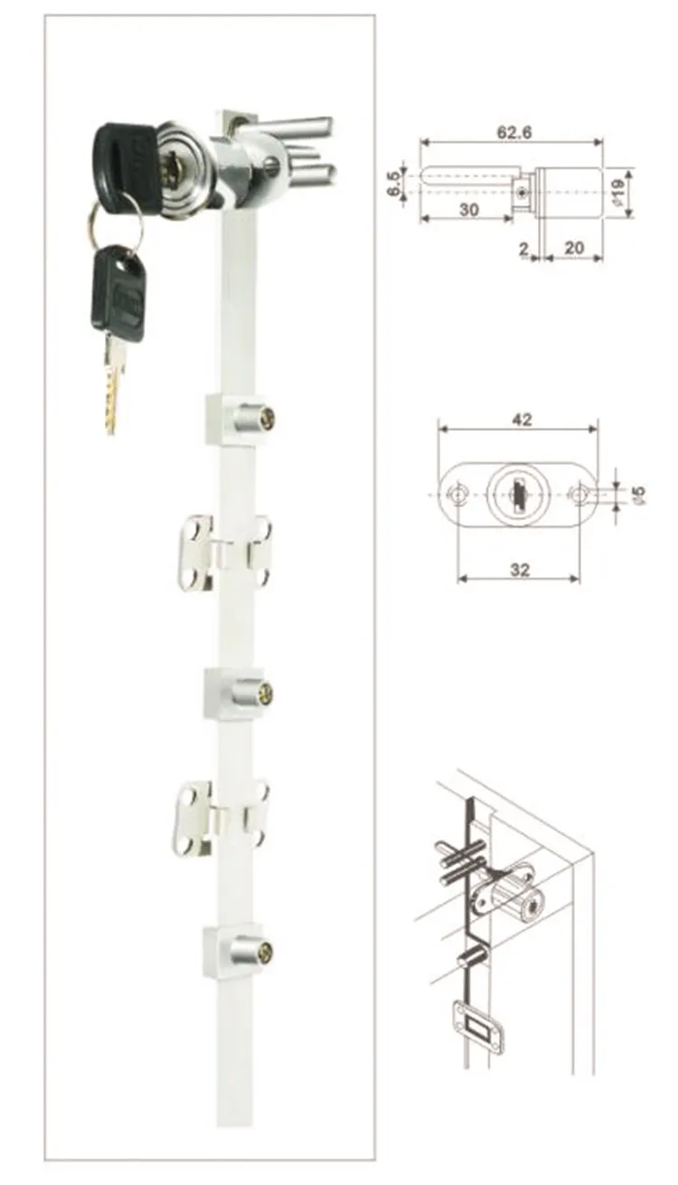 solid mesh drawer lock price locks customization 4