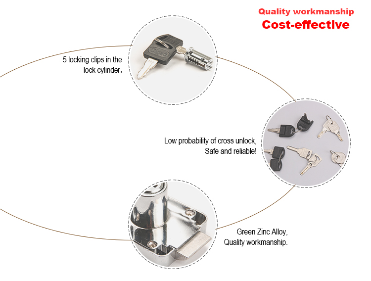 on-sale desk drawer locks digao ODM for drawer 4