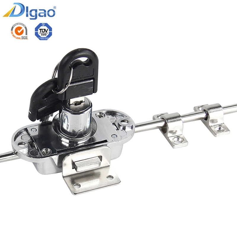 Rugged Safe 368 Zinc Alloy Furniture Wardrobe Rod Rotating Bar Lock 1