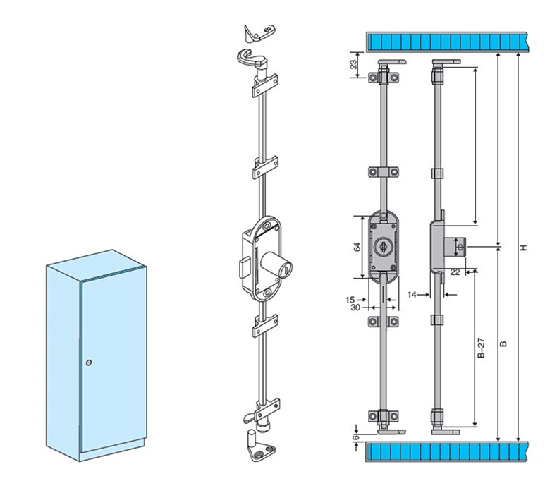 bar cabinet locks and latches rugged for push lock DIgao 3
