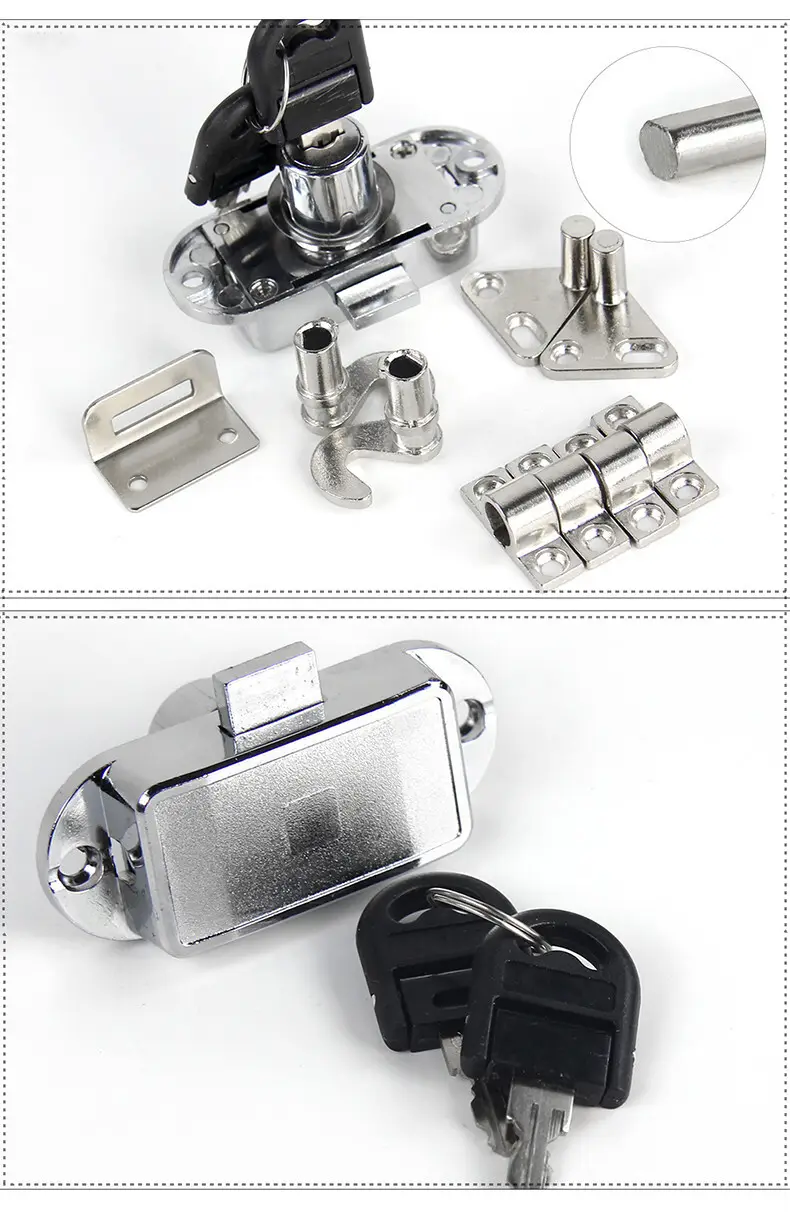 glass cabinet locks and latches free sample for push lock DIgao 5