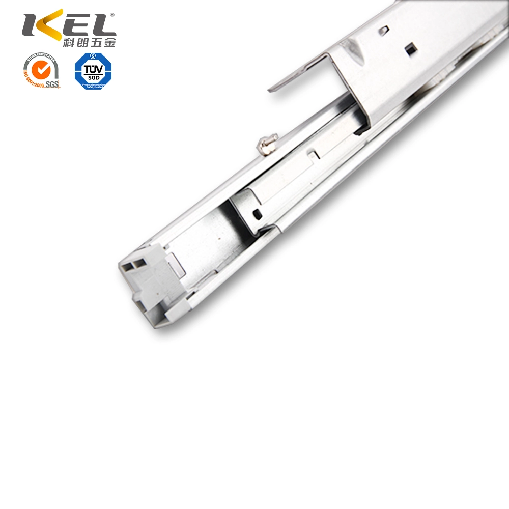 Full extension heavy duty vertical telescopic drawer slide rail bottom mounting drawer rails 1