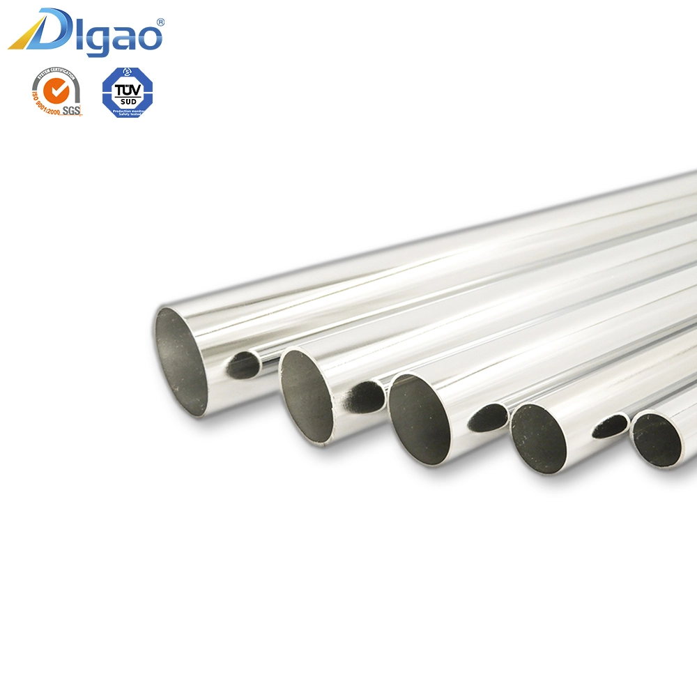Digao Furniture fittings Chrome Plated Hard Steel Wardrobe Oval Pipe Iron Tube 1