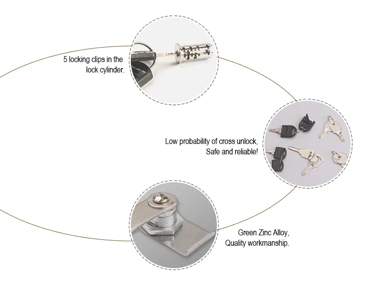 DIgao durable showcase lock supplier 3