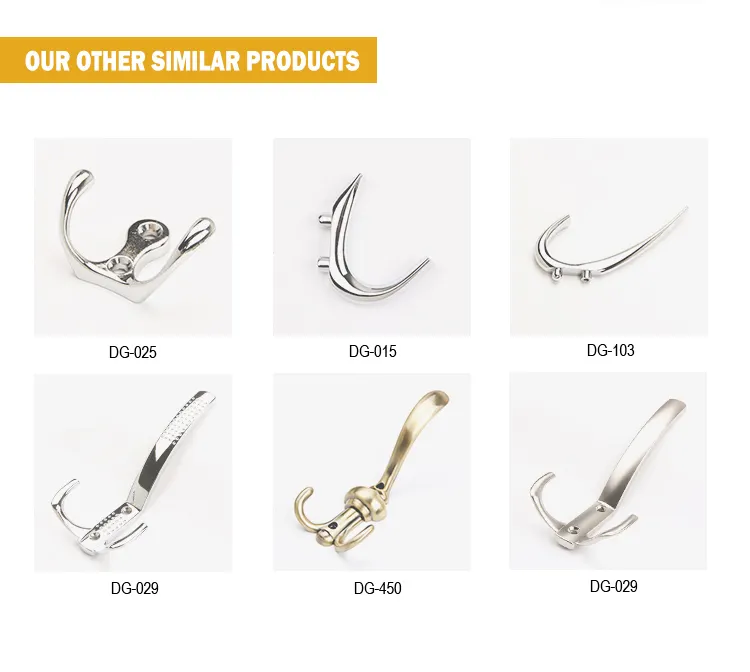 DIgao on-sale chrome coat hooks customization hat wall coat 4