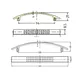Hot quality chrome cabinet handles sale DIgao Brand 6