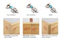 hardware auto 3d hydraulic hinges closing DIgao Brand 4
