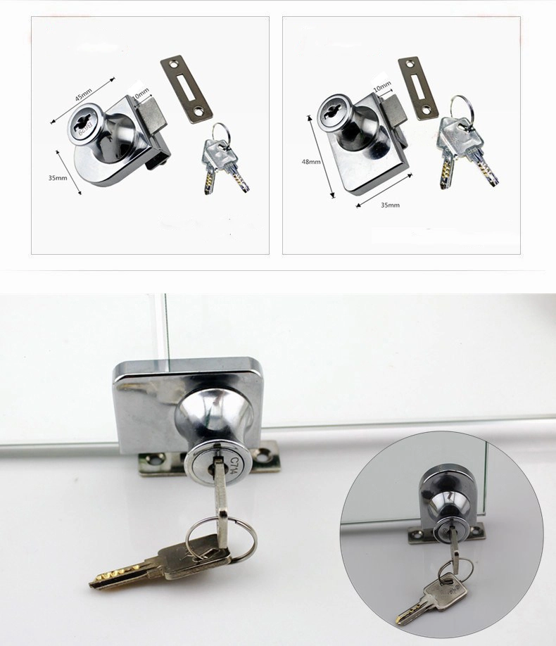 Wholesale alloy glass showcase lock DIgao Brand 4