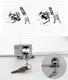 Custom single showcase lock alloy DIgao 4