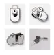 Custom single showcase lock alloy DIgao 6