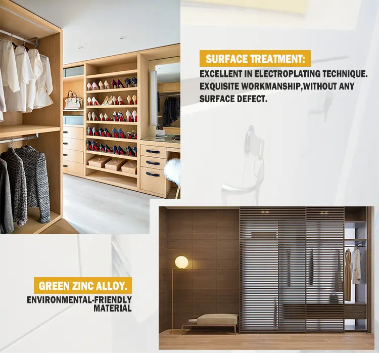 Wholesale iron wardrobe hanging rail DIgao Brand 7
