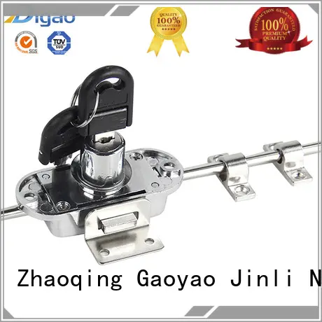 bar rotating rod alloy wardrobe with lock and key DIgao Brand 1