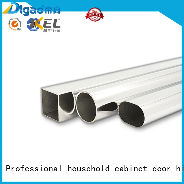 DIgao rounded wardrobe rail get quote Chrome Plated Furniture 1