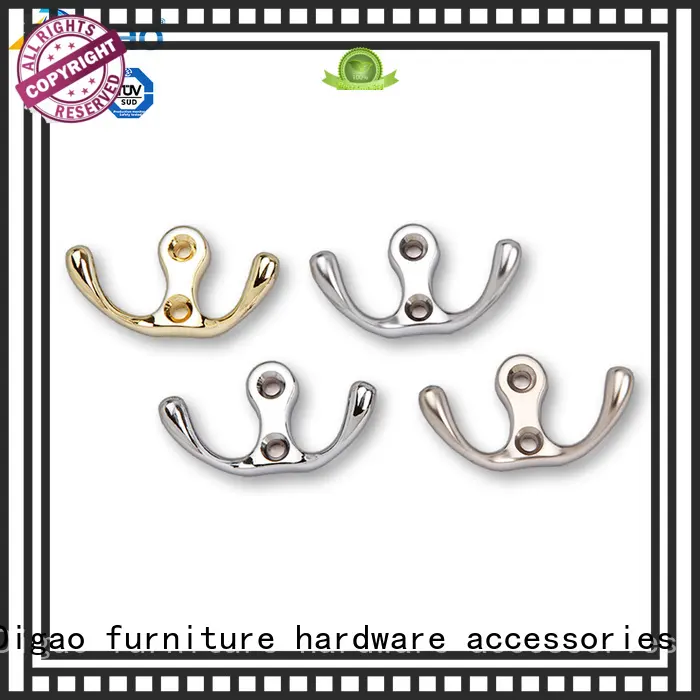 Zinc alloy chrome hat coat towel hooks wholesaler metal bathroom hook wall hanging 1