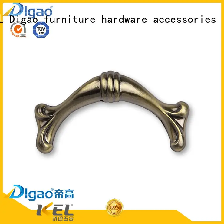High Quality Zinc Alloy Metal Antique Brass Furniture Cabinet Drawer Handle 1