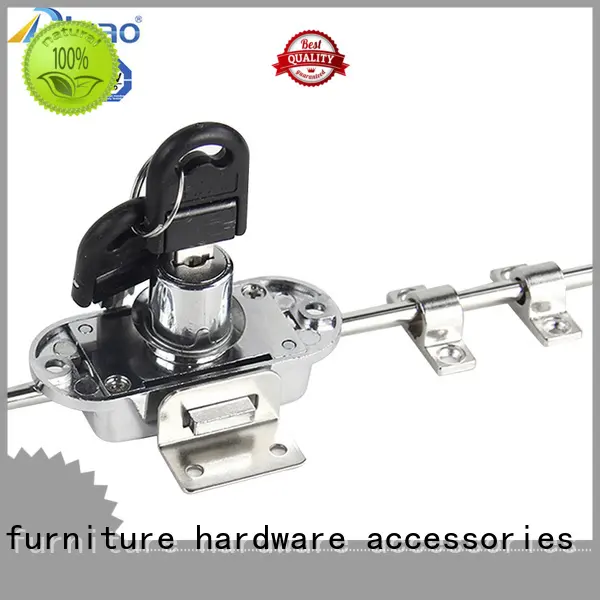 Rugged Safe 368 Zinc Alloy Furniture Wardrobe Rod Rotating Bar Lock 1