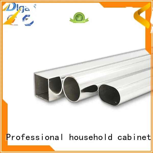 Chrom hollow steel round pipe galvanized closet rounded square iron pipe wardrobe hanging tube 1