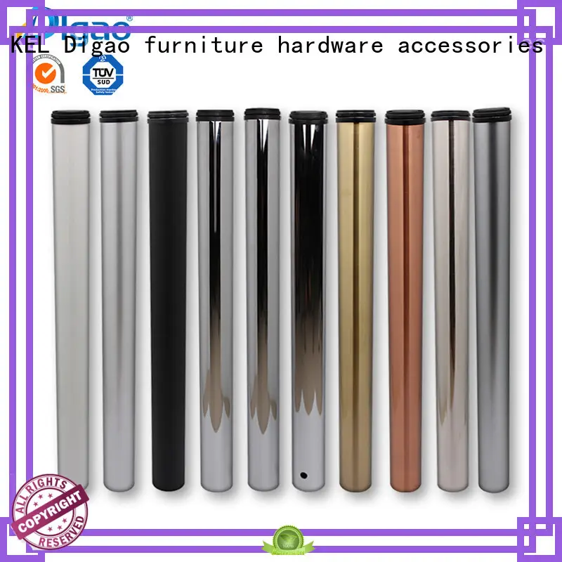 Wholesale Chrome Cabinet Furniture Dining Conference Room Adjustable Height Round Iron Steel Metal Desk Table Leg1 1