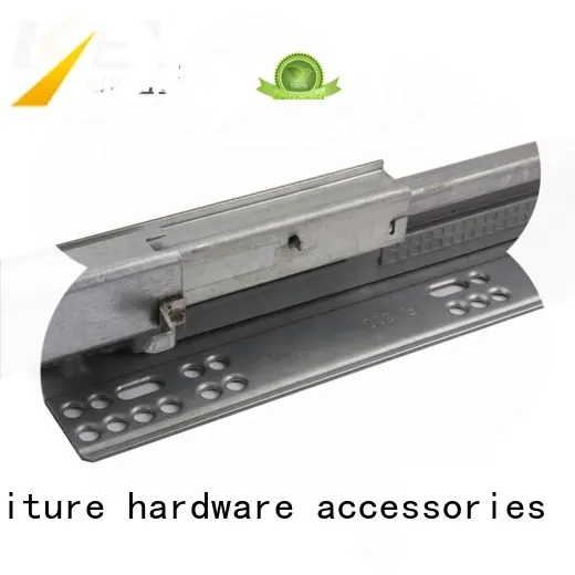 KEL 2 fold drawer track soft closing cabinet hidden telescopic ball channel concealed drawer rails1 1