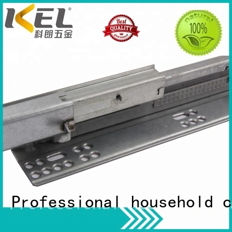 KEL 3-fold soft close heavy duty concealed telescopic kitchen cabinet drawer slide rail machinery1 1