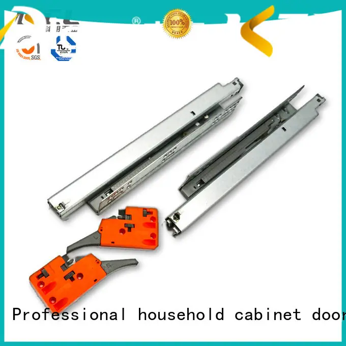 Astonishing Heavy Duty Plastic Telescopic Triple Fold Full Extension Ball Bearing Undermount Soft Close Hidden Drawer Slide Rail2 1