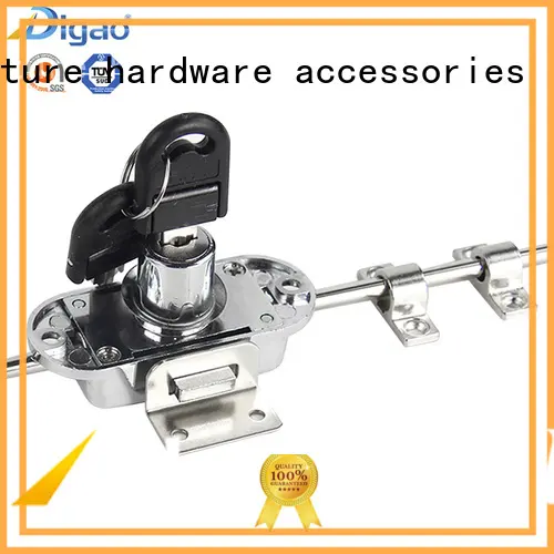 glass cabinet locks and latches free sample for push lock DIgao 1