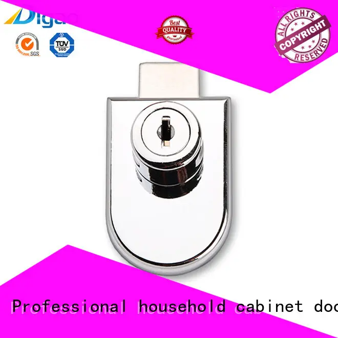 DIgao solid mesh showcase lock free sample glass door lock 1