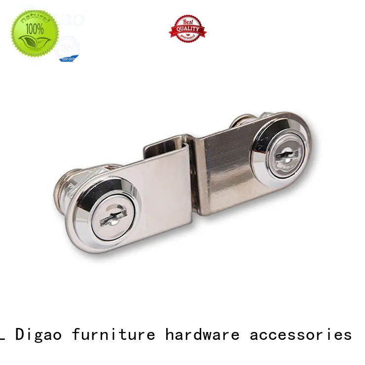 DIgao solid mesh display cabinet locks for wholesale drawer lock 1