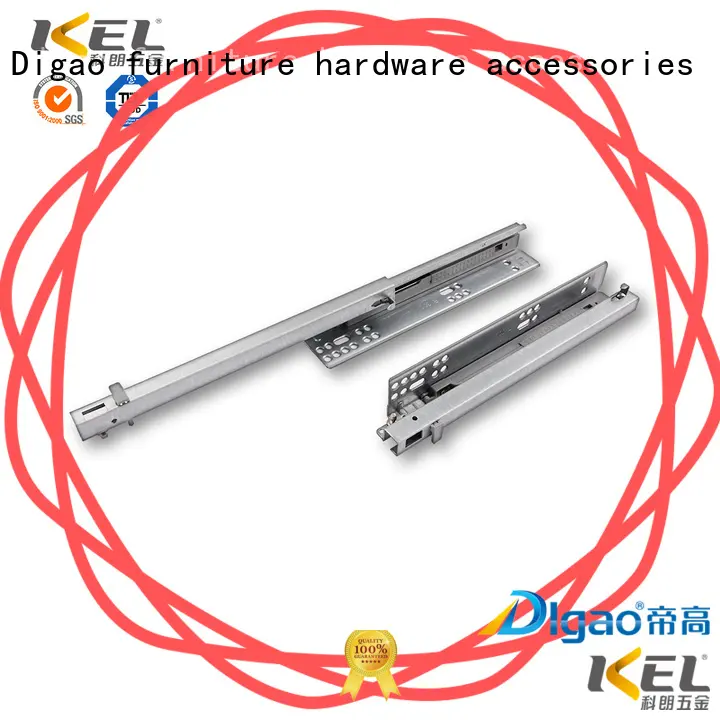 DIgao mounting soft close slides supplier for drawer rails 1